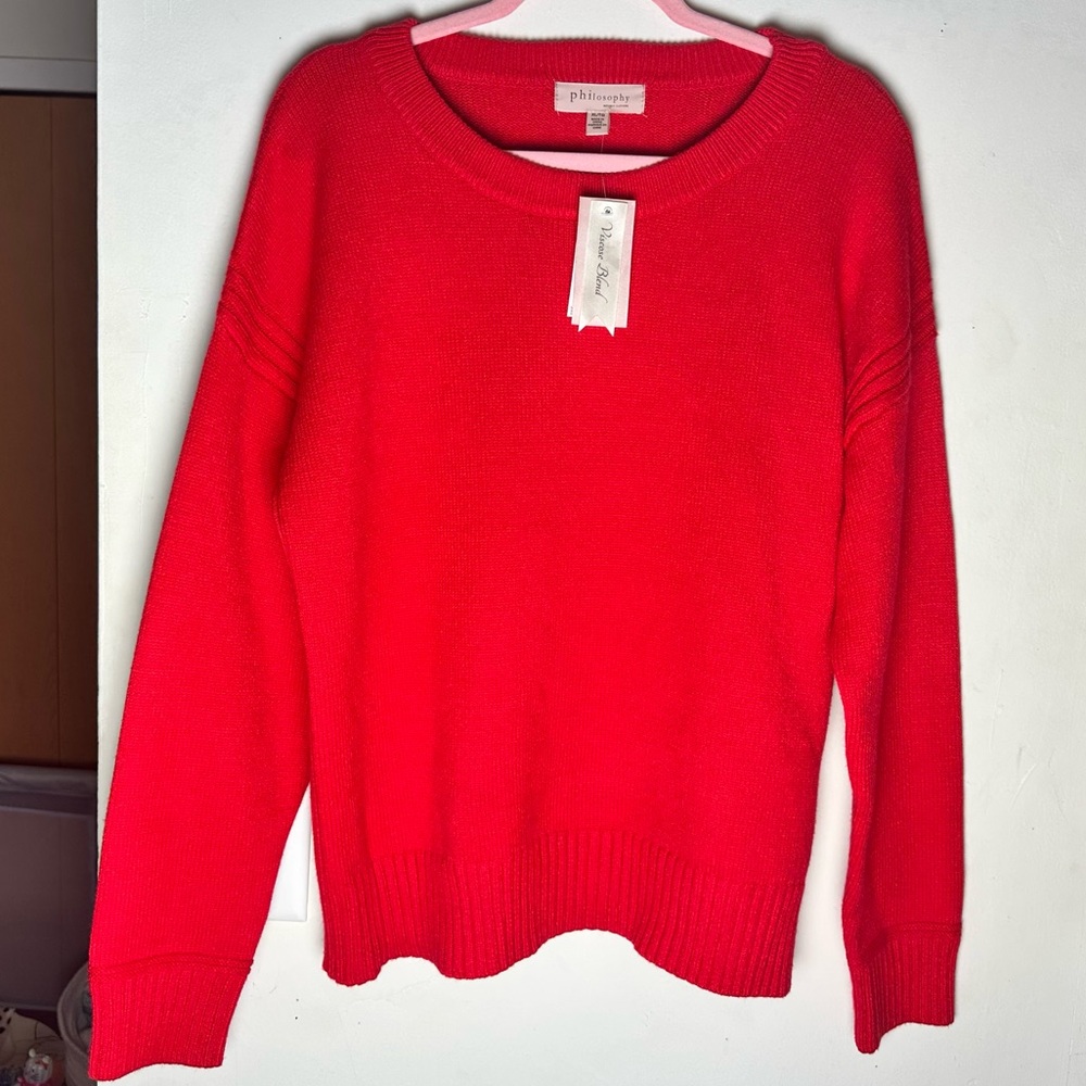 Philosophy Red Holiday Sweater | XL